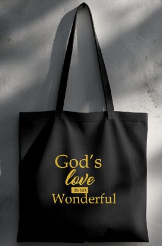God's Love  (Tote Bag) Eco - Friendly.