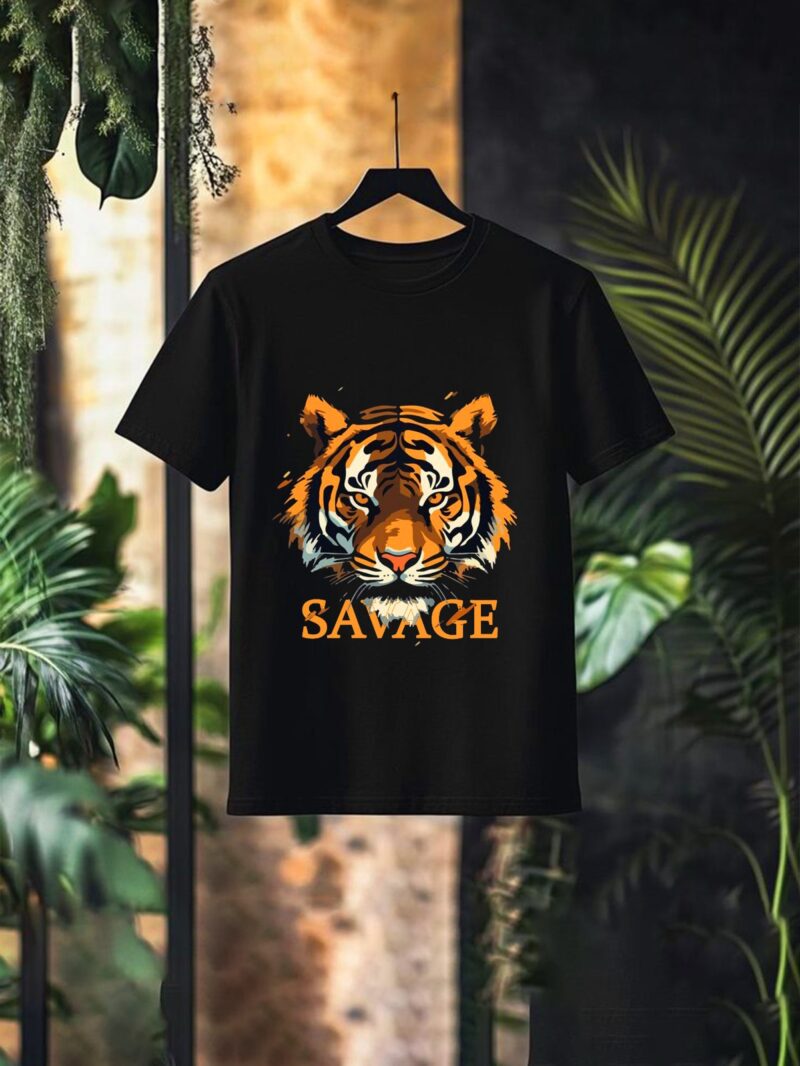 Savage Tiger  Shirt - Silhouette