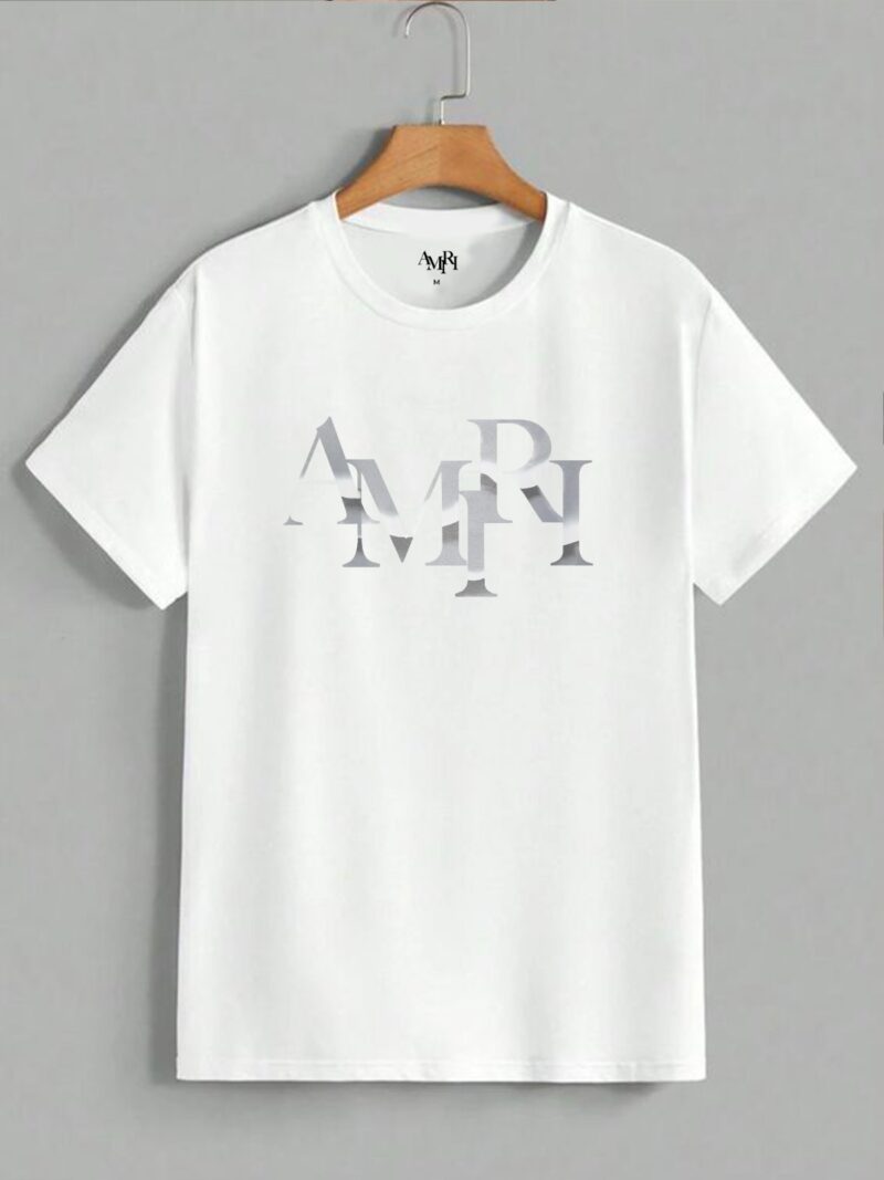 AMIRI White  Round-Neck (100% Premium Cotton)