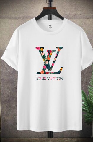 Louis Vuitton Floral Round-Neck (100% Premium Cotton)