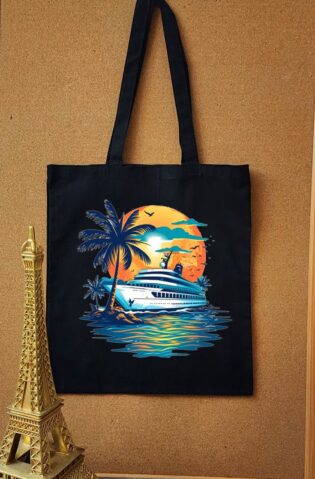 The Island Bay  (Tote Bag) Eco - Friendly.