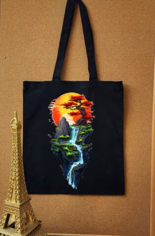 Stream flow  (Tote Bag) Eco - Friendly.