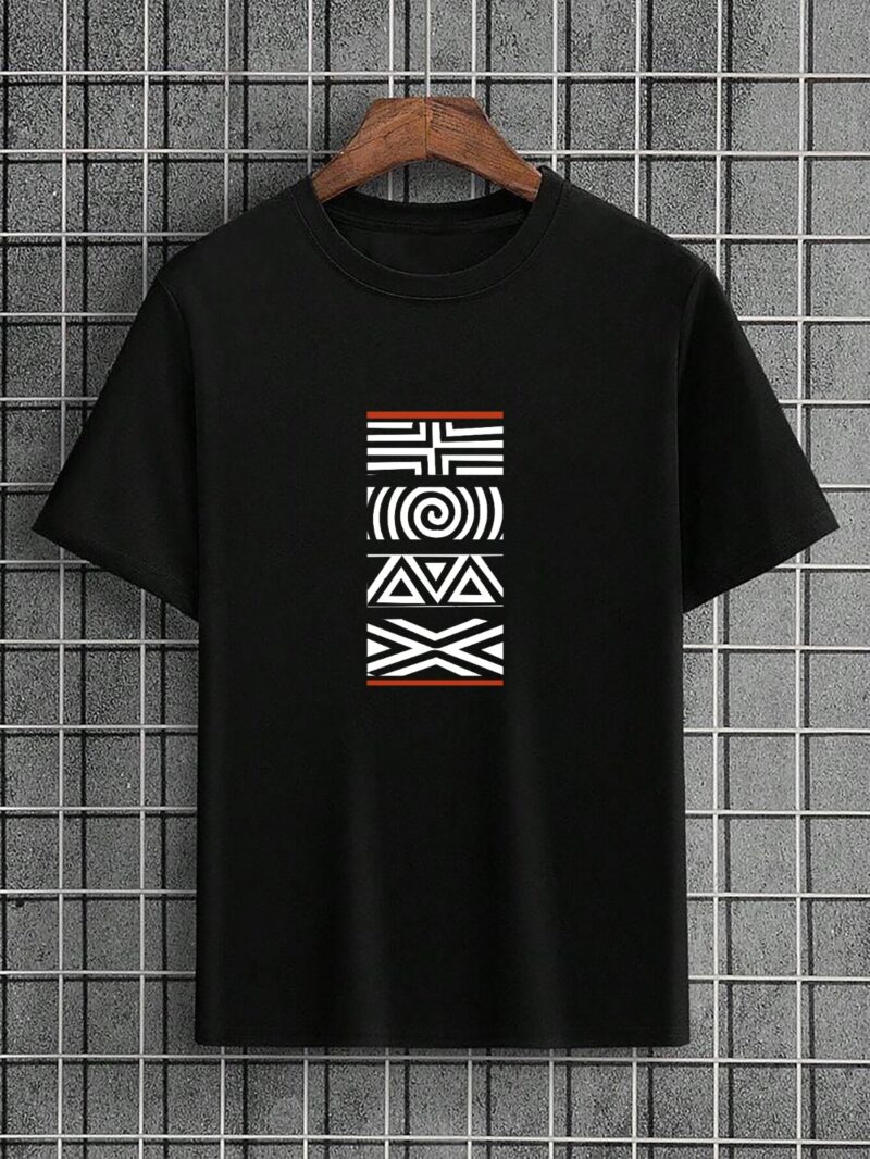 Odo(Love) African print T-shirt ( Eco Friendly)- Black