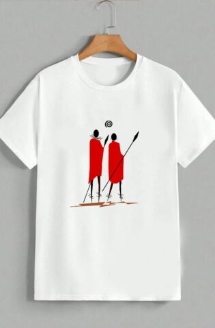 Mashujaa (Warriors) African print T-shirt ( Eco Friendly)