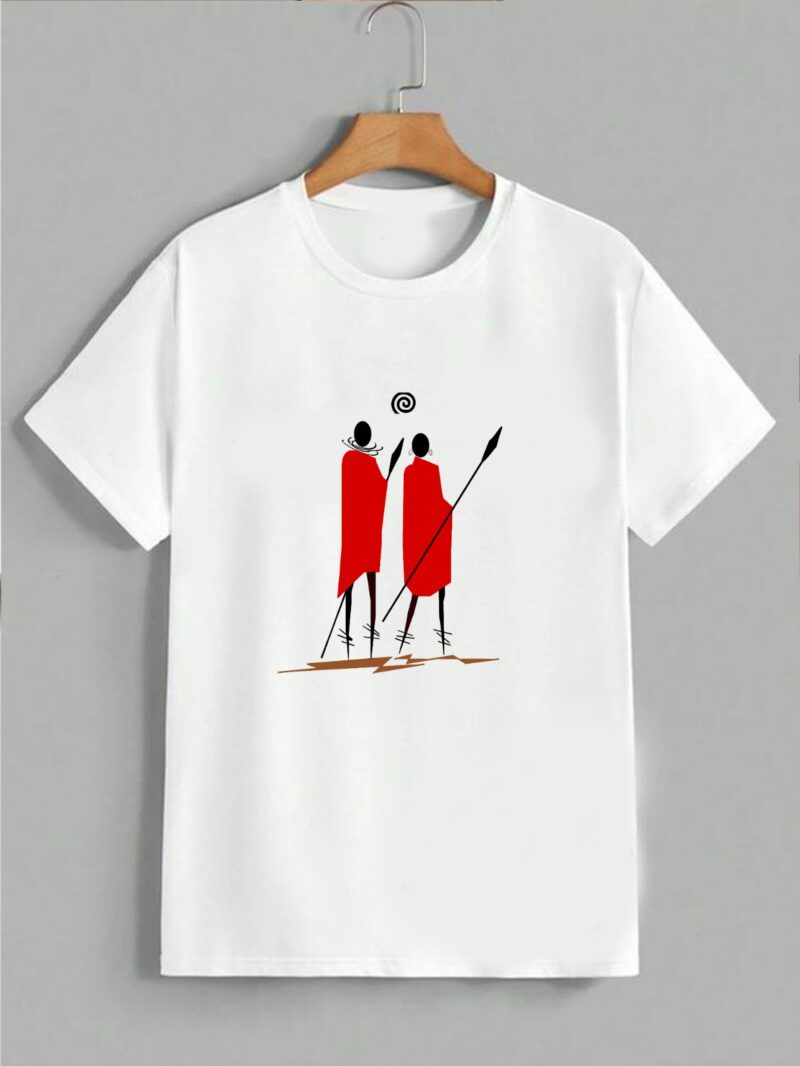 Mashujaa (Warriors) African print T-shirt ( Eco Friendly)