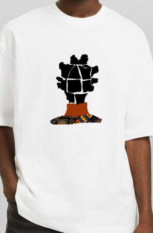 Obaa(Lady) African print T-shirt ( Eco Friendly)
