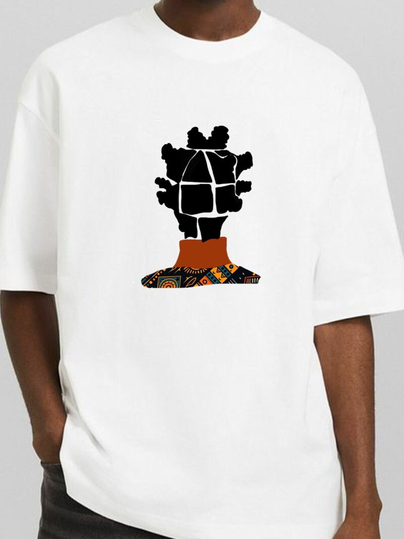 Obaa(Lady) African print T-shirt ( Eco Friendly)