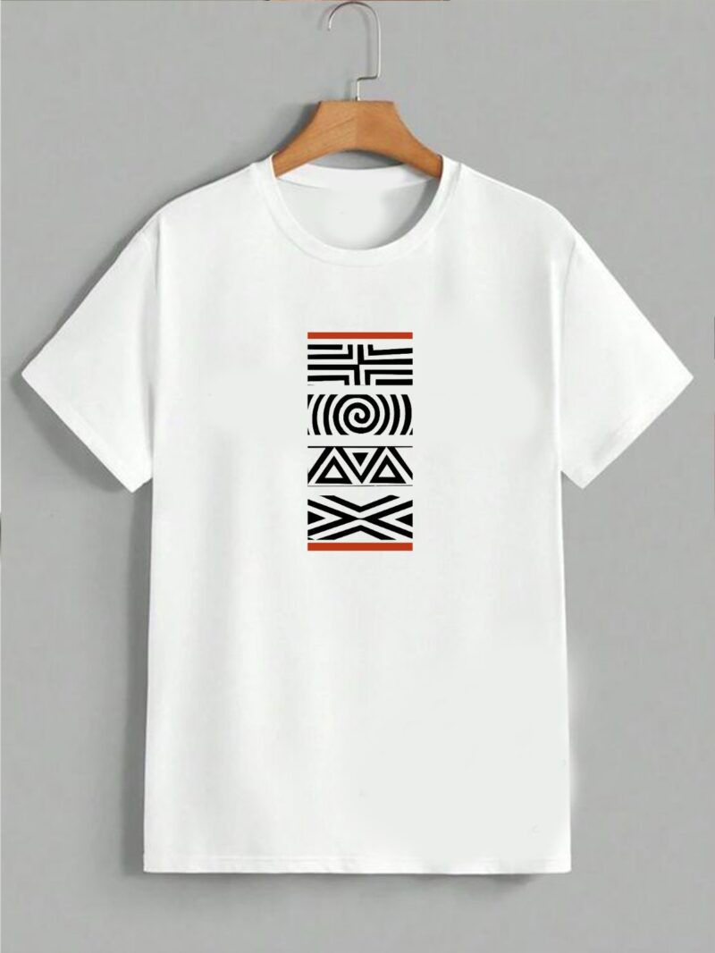 Odo(Love) African print T-shirt ( Eco Friendly) - White