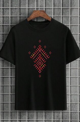 Akoma(Heart) African print T-shirt ( Eco Friendly)