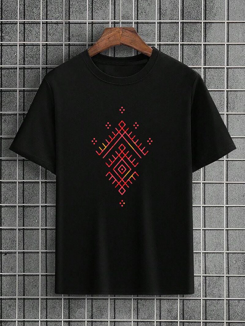 Akoma(Heart) African print T-shirt ( Eco Friendly)