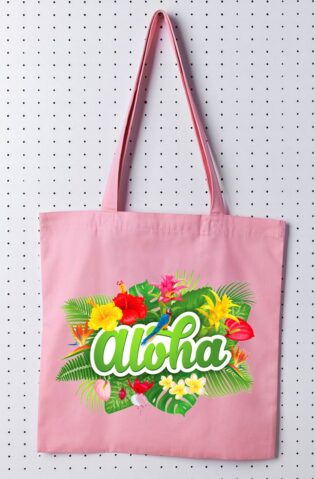 Aloha Pinky (Tote Bag) Eco - Friendly.