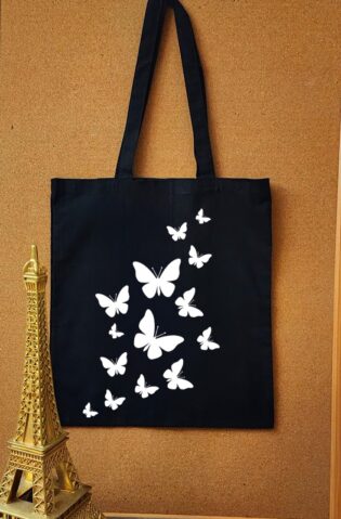 White Butterfly sky(Tote Bag) Eco - Friendly.